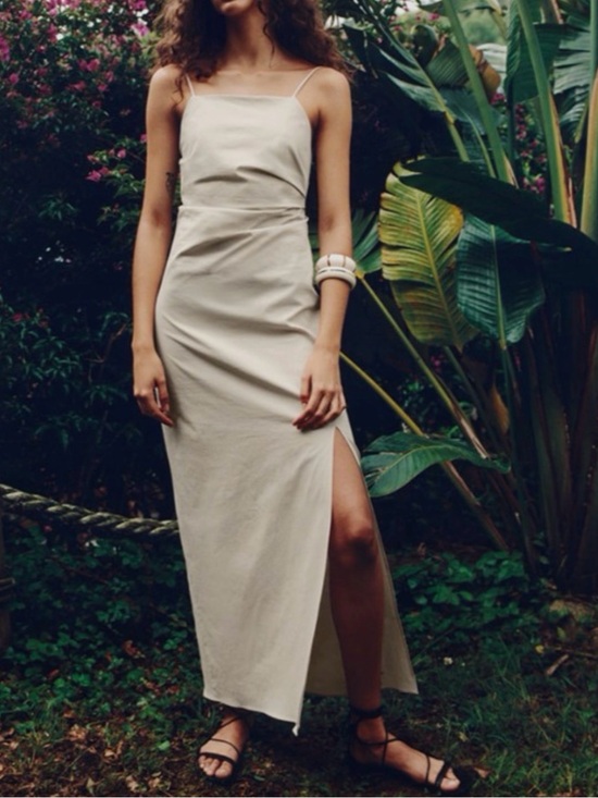 Zara Dresses & Skirts - Zara Open Back Maxi Dress